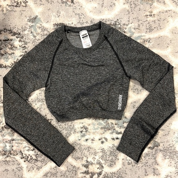 Gymshark Tops - Gymshark Long Sleeve Crop Top